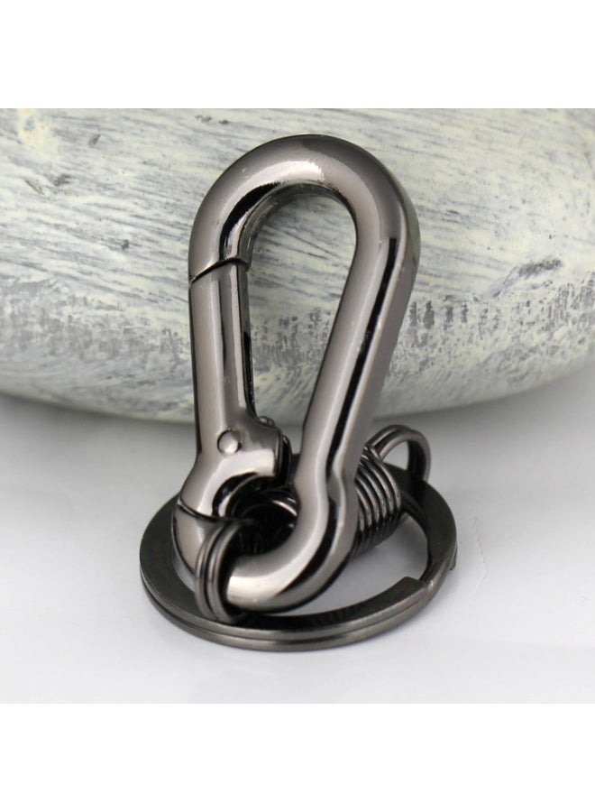 Retro Style Simple Strong Carabiner Shape Keychain Key Chain Ring Keyring Keyfob Key Holder - Image 4